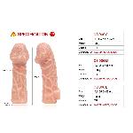 Насадка на член Kokos Cock Sleeve CS 006 L - мініатюра 7