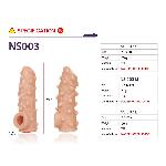 Насадка на член Kokos Nude Sleeve NS 003 M - мініатюра 4