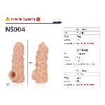 Насадка на член Kokos Nude Sleeve NS 004 L - мініатюра 4