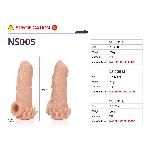 Насадка на член Kokos Nude Sleeve NS 005 M - мініатюра 4