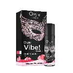 Рідкий вібратор Orgie Dual Vibe! Strawberry Gin & Tonic Kissable Liquid Vibrator, 15 мл - мініатюра 1