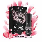 Рідкий вібратор Orgie Dual Vibe! Strawberry Gin & Tonic Kissable Liquid Vibrator, 15 мл - мініатюра 2