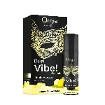 Рідкий вібратор Orgie Dual Vibe! Lemon Gin And Tonic Kissable Liquid Vibrator, 15 мл - мініатюра 1
