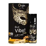 Рідкий вібратор Orgie Dual Vibe! Pina Colada Kissable Liquid Vibrator, 15 мл - мініатюра 1