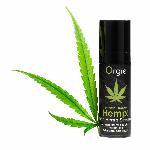 Збуджувальний гель для пар Orgie Hemp! Intense Orgasm, 15 мл, тепло-холод, ефект сильної вібрації - мініатюра 4