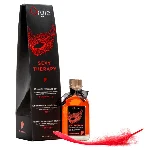 Набір для масажу Orgie – Sexy Therapy Strawberry (100 мл), їстівна розігрівальна олія + пір’їнка - мініатюра 1