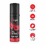 Рідкий вібратор Orgie Sexy Vibe! Hot, 15 мл, зігрівальний, дуже потужний, зі смаком полуниці - мініатюра 3