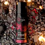 Рідкий вібратор Orgie Sexy Vibe! Hot, 15 мл, зігрівальний, дуже потужний, зі смаком полуниці - мініатюра 4