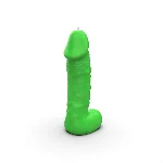 Свічка у вигляді члена Чистий Кайф LARGE Green - мініатюра 1