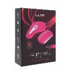 Вібратор у трусики Liebe Panty Vibe Recargable Cerise, нагрів до 39 °C, пульт, трусики S-M в комплекті - мініатюра 5