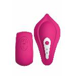 Вібратор у трусики Liebe Panty Vibe Recargable Cerise, нагрів до 39 °C, пульт, трусики S-M в комплекті - мініатюра 2