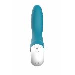 Вібратор точки G Liebe Bend It Rechargeable Ocean Blue, 10 режимів, дуже потужний, гнучкий стовбур - мініатюра 5