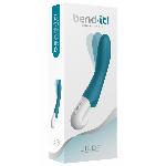 Вібратор точки G Liebe Bend It Rechargeable Ocean Blue, 10 режимів, дуже потужний, гнучкий стовбур - мініатюра 4