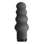 Вібратор S Pleasures Bullets Obsidian, чорний, у вигляді ряду кульок, 10 режимів, діаметр 4 см - мініатюра 1