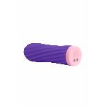 Віброкуля S Pleasures Bullets Twist & Shout Purple, фіолетова, ребриста поверхня, 10 режимів - мініатюра 2