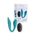 Подвійний вібратор S Pleasures Premium Delight, бірюзовий, для клітора та точки G, 10 режимів - мініатюра 4