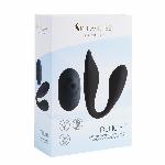Подвійний вібратор S Pleasures Premium Delight, чорний, для клітора та точки G, 10 режимів - мініатюра 5