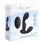 Вібромасажер простати S Pleasures Premium FUZZY, чорний, з рельєфом, 10 режимів вібрації - мініатюра 5