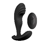 Вібромасажер простати S Pleasures Premium Cozy, чорний, з рельєфною головкою, 10 режимів - мініатюра 1