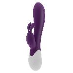 Вібратор-кролик S Pleasures Premium Corabi Rabbit, фіолетовий, вушка для клітора, 16 режимів, нагрів - мініатюра 1