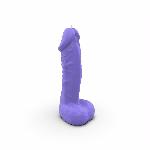 Свічка у вигляді члена Pure Bliss MINI Violet 15 см - мініатюра 3