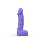 Свічка у вигляді члена Pure Bliss BIG Violet 18 см - мініатюра 1