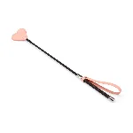 Шльопалка-сердечко Liebe Seele Dark Candy Pink Riding Crop, 55 см - мініатюра 1