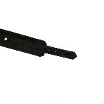 Наручники Liebe Seele Boudoir Amor Wrist Cuffs Black, з’єднувальний ланцюжок на карабінах - мініатюра 6