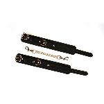 Наручники Liebe Seele Boudoir Amor Wrist Cuffs Black, з’єднувальний ланцюжок на карабінах - мініатюра 4