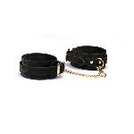 Поножі Liebe Seele Boudoir Amor Ankle Cuffs Black, знімний з’єднувальний ланцюжок - мініатюра 3