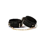 Поножі Liebe Seele Boudoir Amor Ankle Cuffs Black, знімний з’єднувальний ланцюжок - мініатюра 1