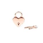 Замочок Liebe Seele Heart Shape Padlock Rose Gold (2 шт) - мініатюра 1