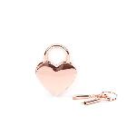 Замочок Liebe Seele Heart Shape Padlock Rose Gold (2 шт) - мініатюра 2