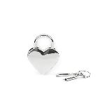 Замочок-сердечко Liebe Seele Heart Shape Padlock Silver (2 шт), універсальний - мініатюра 2