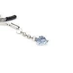 Затискачі для сосків із сердечком Liebe Seele Glow-in-dark Nipple Clamps Blue, світяться в темряві - мініатюра 2