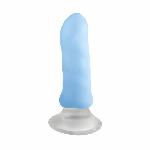 Мастурбатор-яйце Wooomy Wigggler Mini Masturbator, дуже ніжний, пробник лубриканту Amorean 1 мл - мініатюра 4