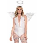 Крила ангела Leg Avenue Marabou Feather Angel Wings, справжнє пір'я - мініатюра 2