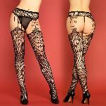 Панчохи JSY 7733 Black One Size - мініатюра 5