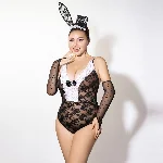 Еротичний костюм зайчика JSY P61101 Plus Size - мініатюра 1
