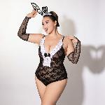 Еротичний костюм зайчика JSY P61101 Plus Size - мініатюра 2