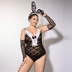 Еротичний костюм зайчика JSY P61101 Plus Size - мініатюра 4