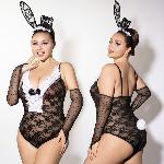 Еротичний костюм зайчика JSY P61101 Plus Size - мініатюра 6