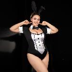 Еротичний костюм зайчика JSY P61102 Plus Size - мініатюра 3