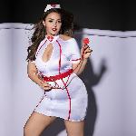 Еротичний костюм медсестри JSY P61115 Plus Size - мініатюра 2