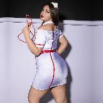 Еротичний костюм медсестри JSY P61115 Plus Size - мініатюра 5