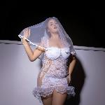 Еротичний костюм нареченої JSY P61129 Plus Size - мініатюра 5