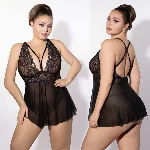 Сукня JSY P61151 Black Plus Size - мініатюра 1