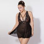 Сукня JSY P61151 Black Plus Size - мініатюра 5
