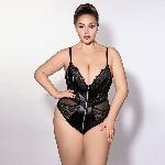 Боді JSY P61153 Black Plus Size - мініатюра 4