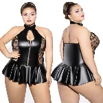 Боді JSY P61158 Black Plus Size - мініатюра 1
